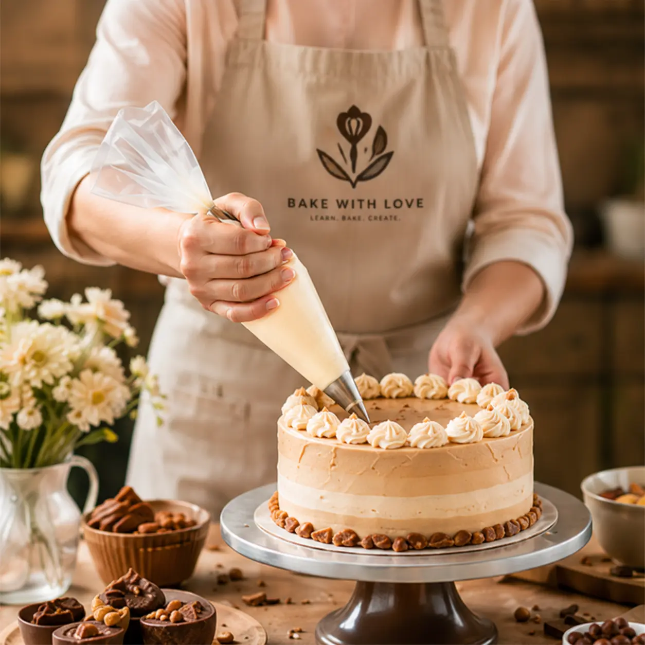 Baking class in session